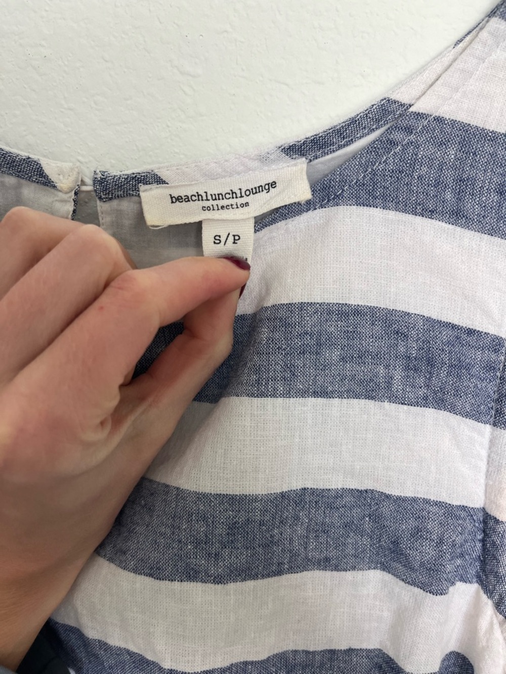 Striped Linen Sundress - Picture 3 of 3